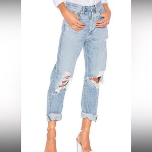 90's Mid Rise Loose Fit in Fall Out